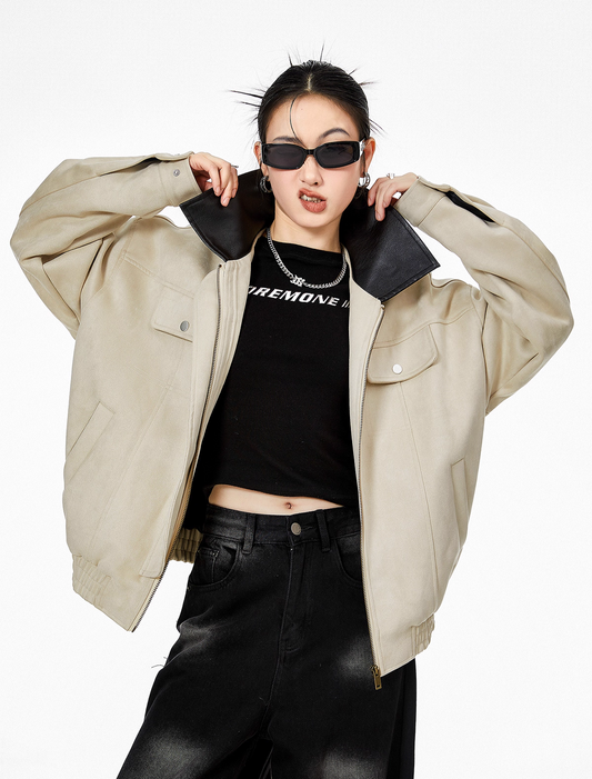 アメリカンバーンスタイルスエードジャケット