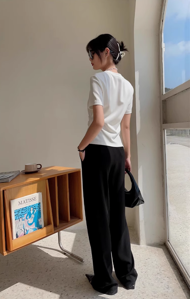 デザインシルクトップス