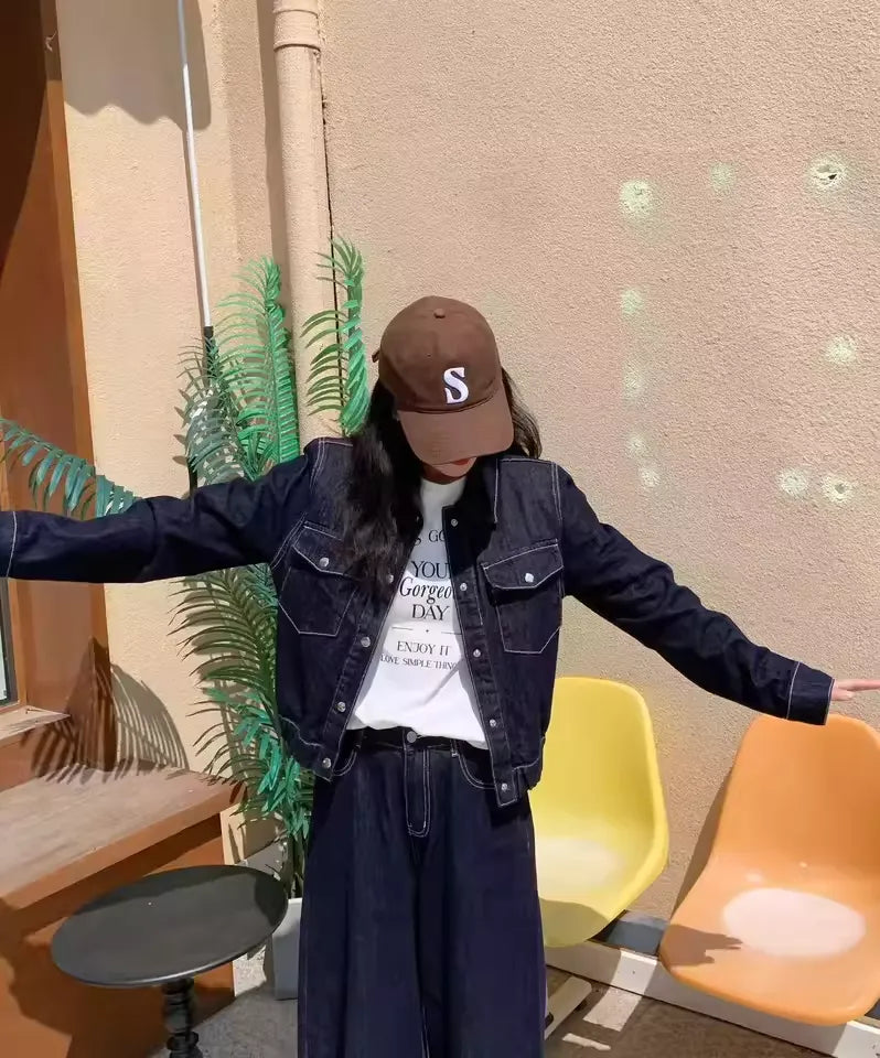 ダークブルージーンズ（セットアップ下）