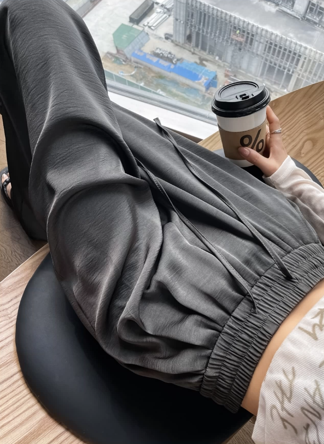 アイスシルクワイドレッグパンツ