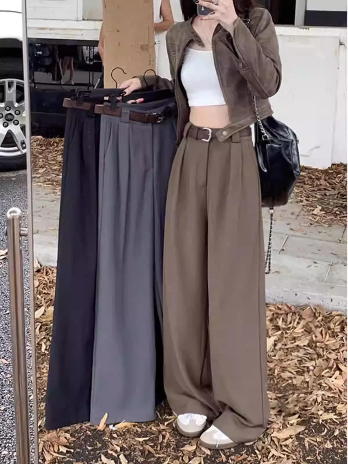 カジュアルスラックスパンツ