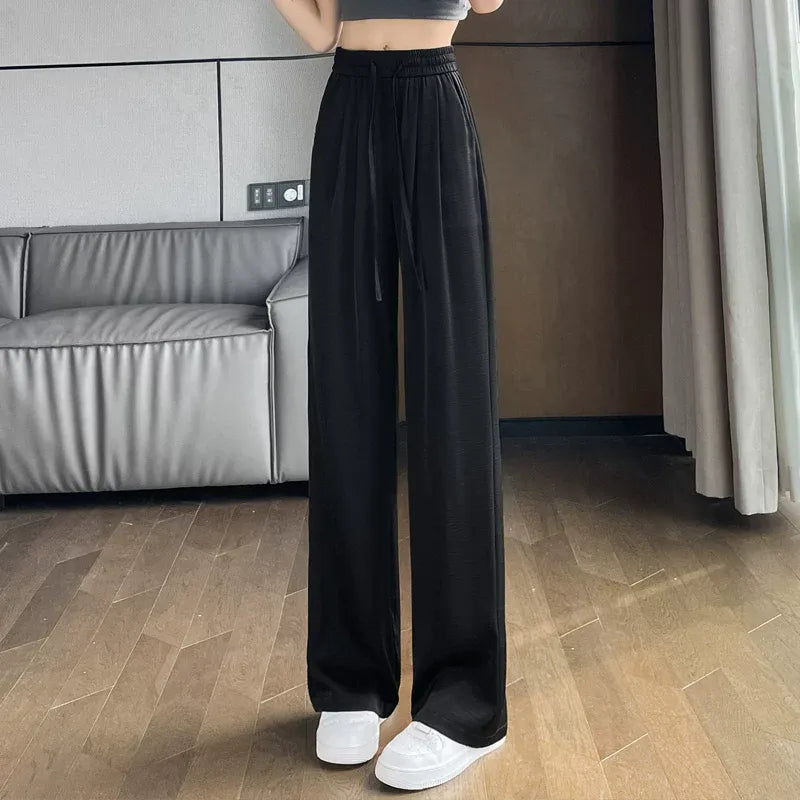 アイスシルクワイドレッグパンツ