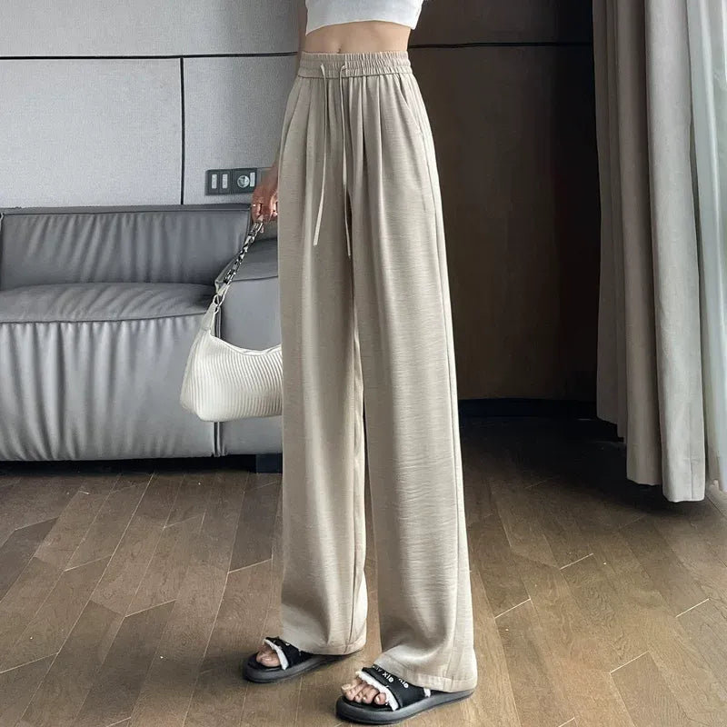 アイスシルクワイドレッグパンツ