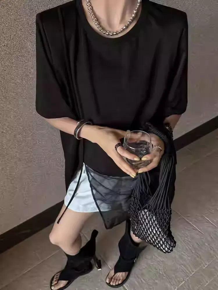 メッシュスリットTシャツ