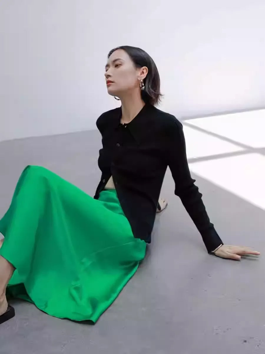 スリムニットカーディガン