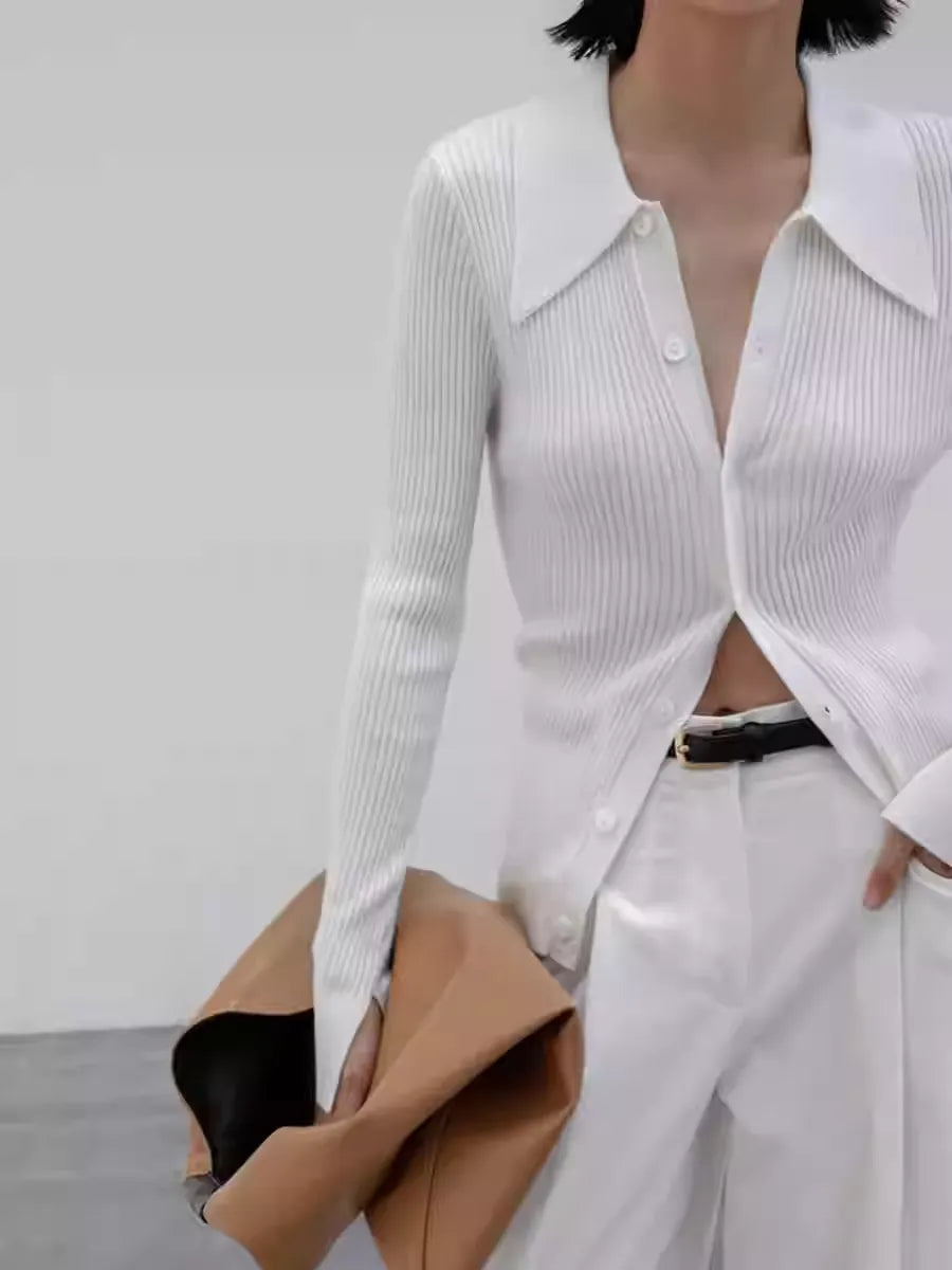 スリムニットカーディガン